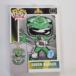 Funko Pop Tees Power Rangers‎ Green Ranger T-Shirt #122 Limited Edition NIB